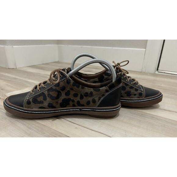 L’Artiste By Spring Step Bibbie Sneaker Dark Brown Leopard Print Size EU39/US8.5 - Picture 5 of 7